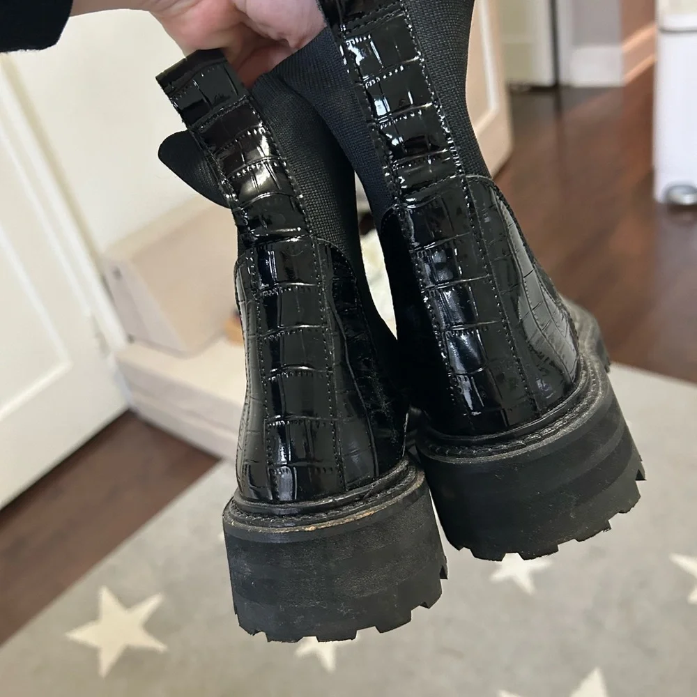 Loeffler Randall Bridget Chelsea Combat Boot, Black - Picture 3 of 7